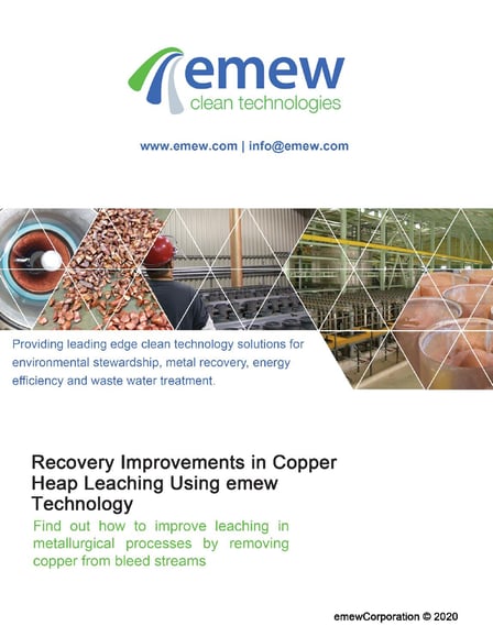 Recovery Improvements in Copper Heap Leaching Using emew Technology